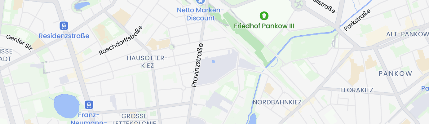 Karte mit dem ungefähren Standort