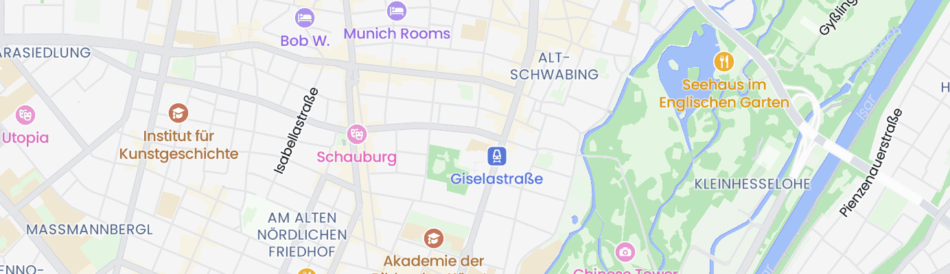 Karte mit dem ungefähren Standort