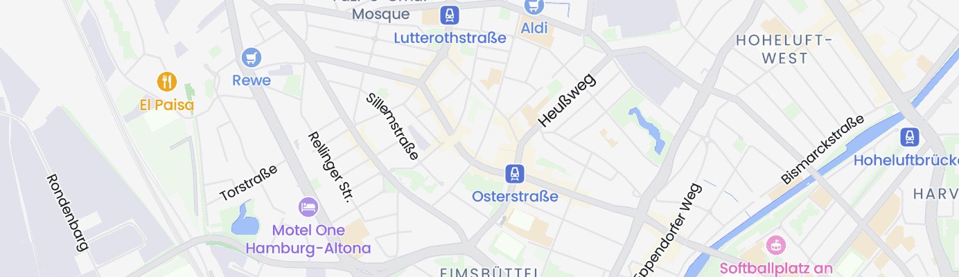 Karte mit dem ungefähren Standort