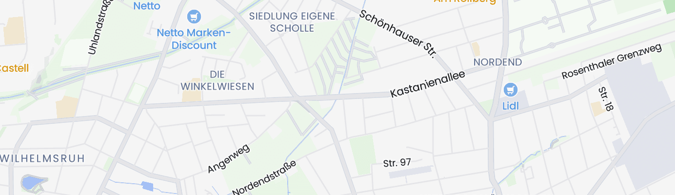 Karte mit dem ungefähren Standort
