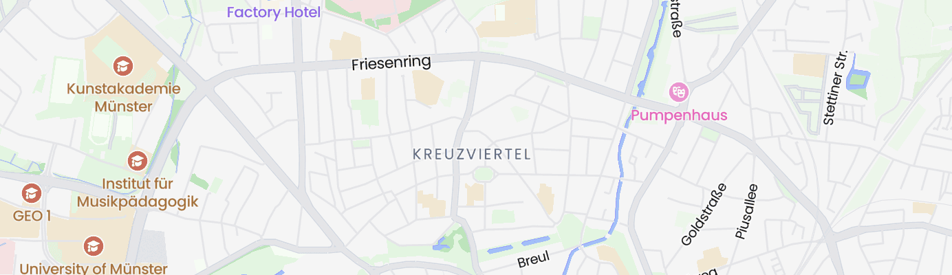 Karte mit dem ungefähren Standort