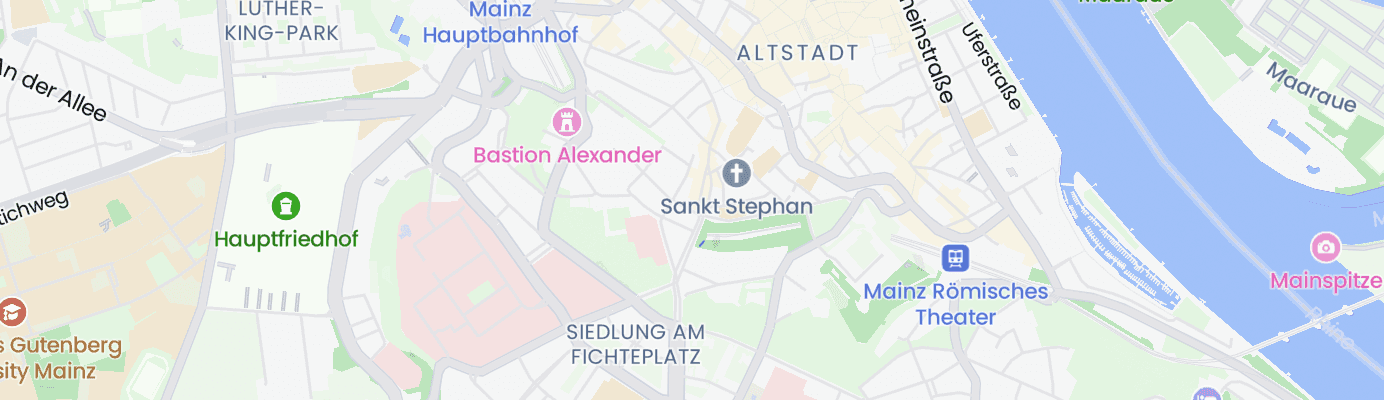 Karte mit dem ungefähren Standort