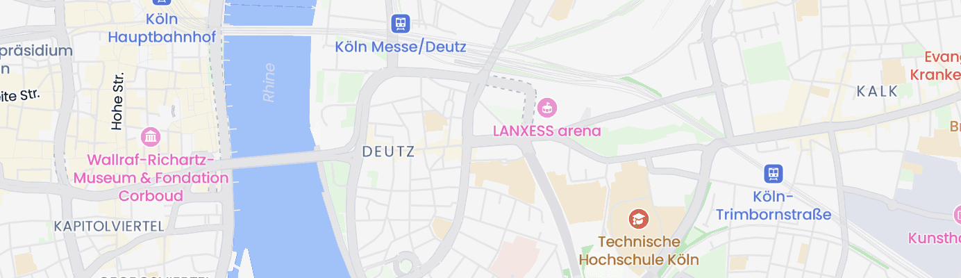 Karte mit dem ungefähren Standort