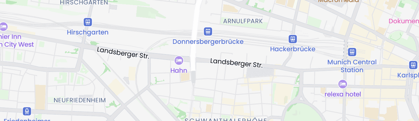 Karte mit dem ungefähren Standort