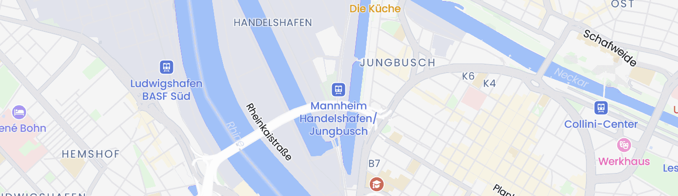 Karte mit dem ungefähren Standort