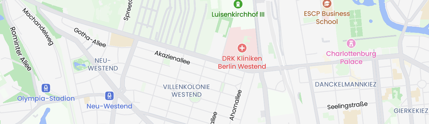 Karte mit dem ungefähren Standort