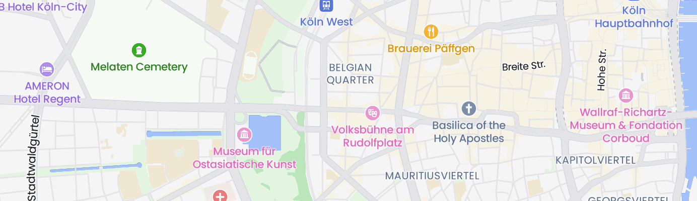 Karte mit dem ungefähren Standort