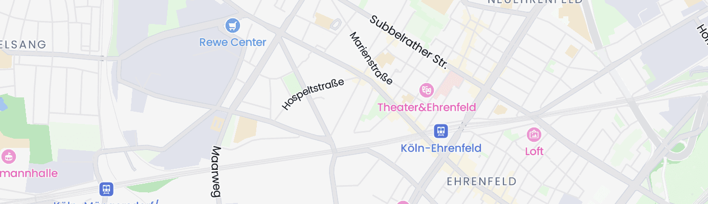 Karte mit dem ungefähren Standort