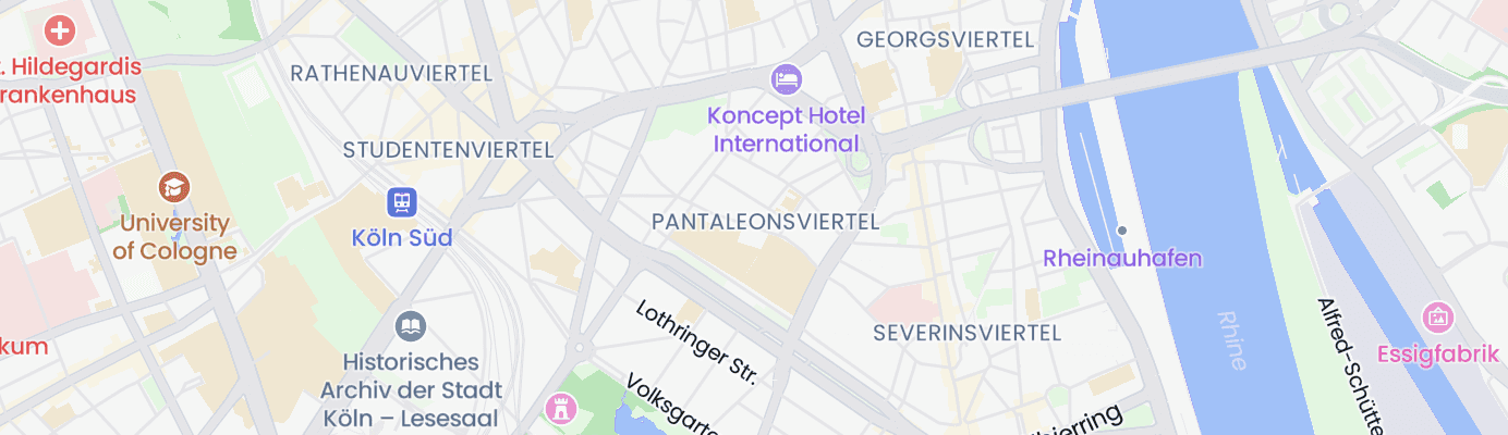 Karte mit dem ungefähren Standort
