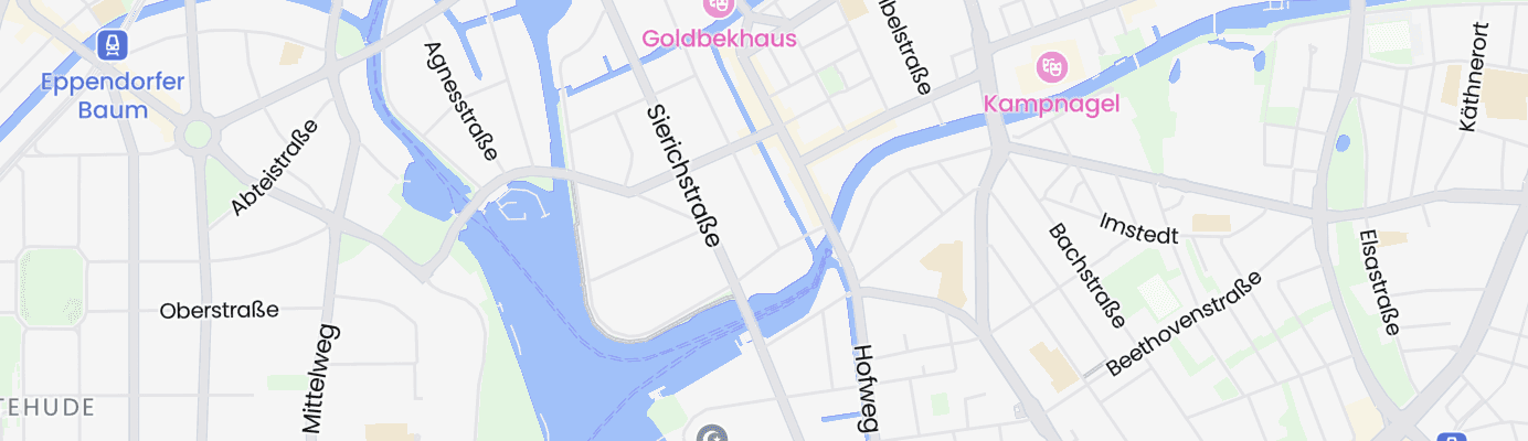 Karte mit dem ungefähren Standort