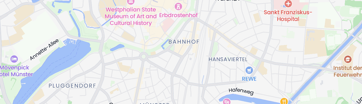 Karte mit dem ungefähren Standort