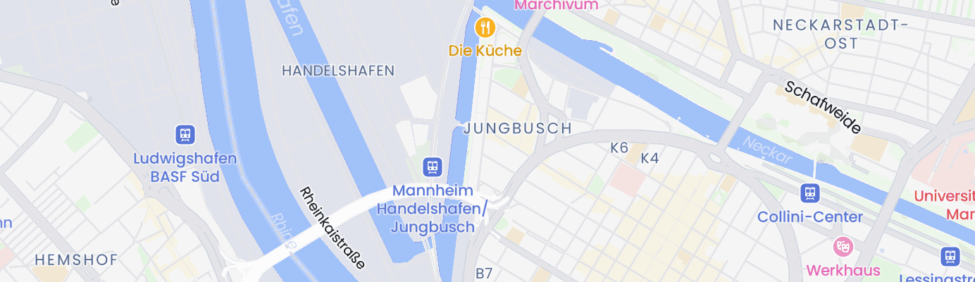Karte mit dem ungefähren Standort