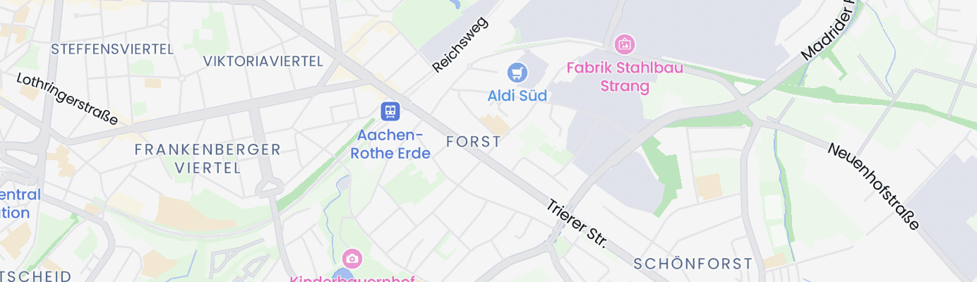 Karte mit dem ungefähren Standort