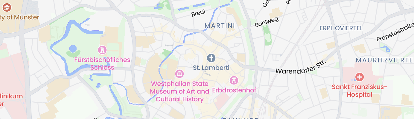 Karte mit dem ungefähren Standort
