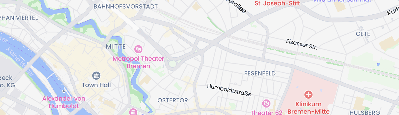 Karte mit dem ungefähren Standort