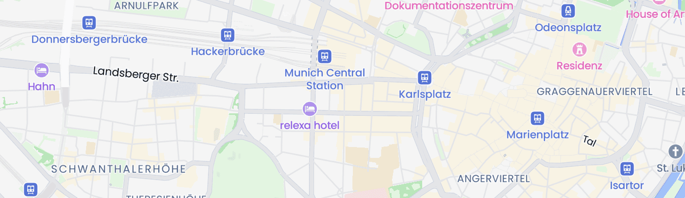 Karte mit dem ungefähren Standort