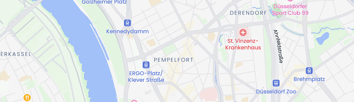 Karte mit dem ungefähren Standort