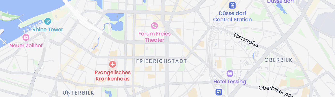 Karte mit dem ungefähren Standort