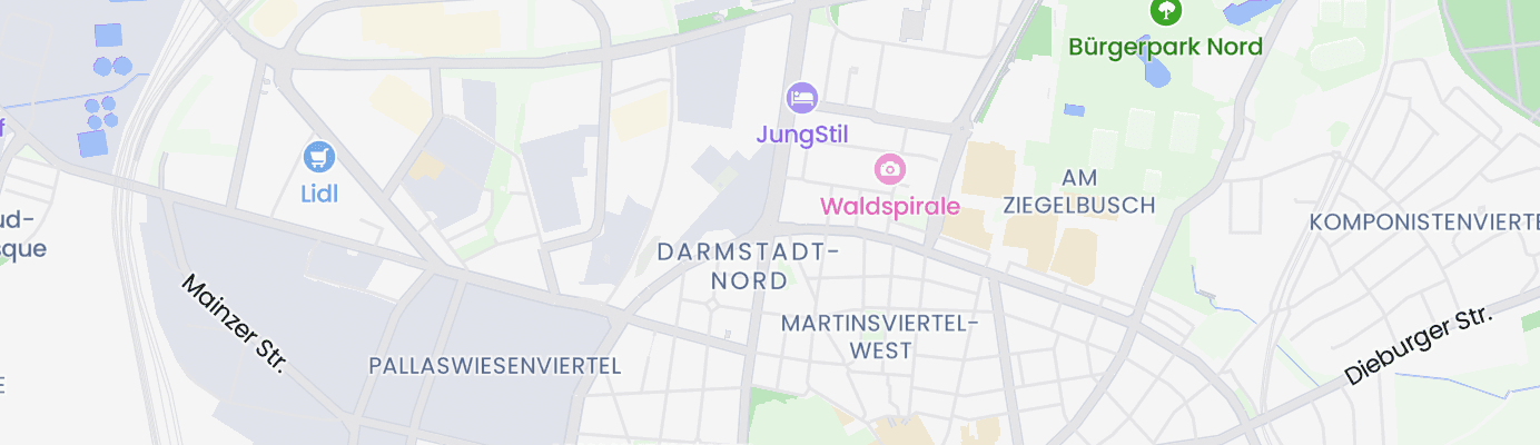 Karte mit dem ungefähren Standort