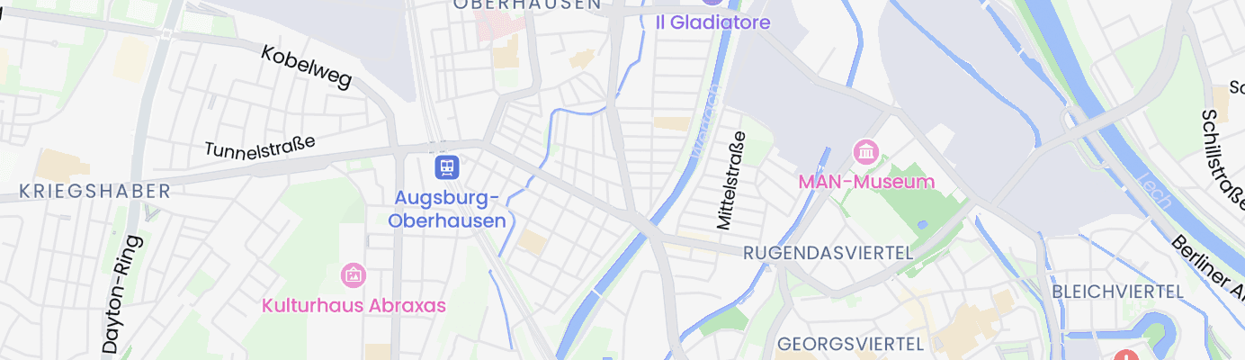 Karte mit dem ungefähren Standort