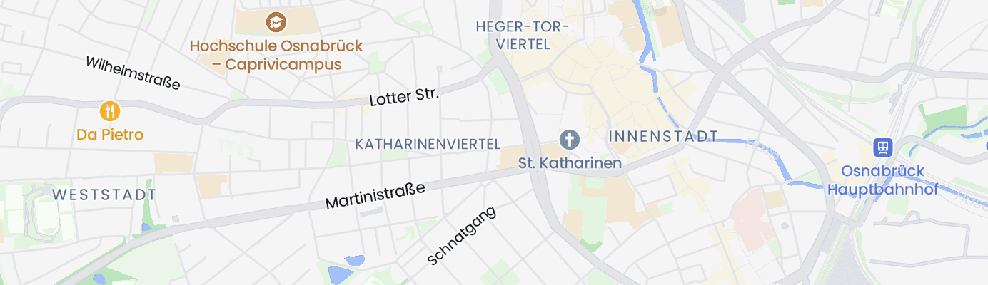 Karte mit dem ungefähren Standort