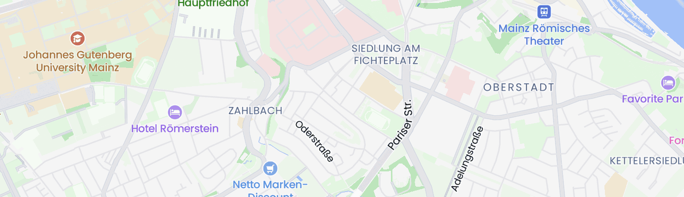 Karte mit dem ungefähren Standort