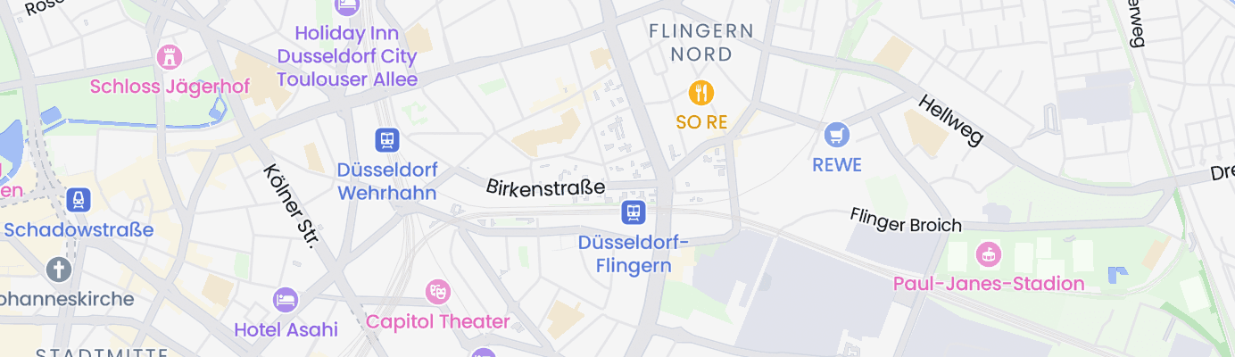 Karte mit dem ungefähren Standort