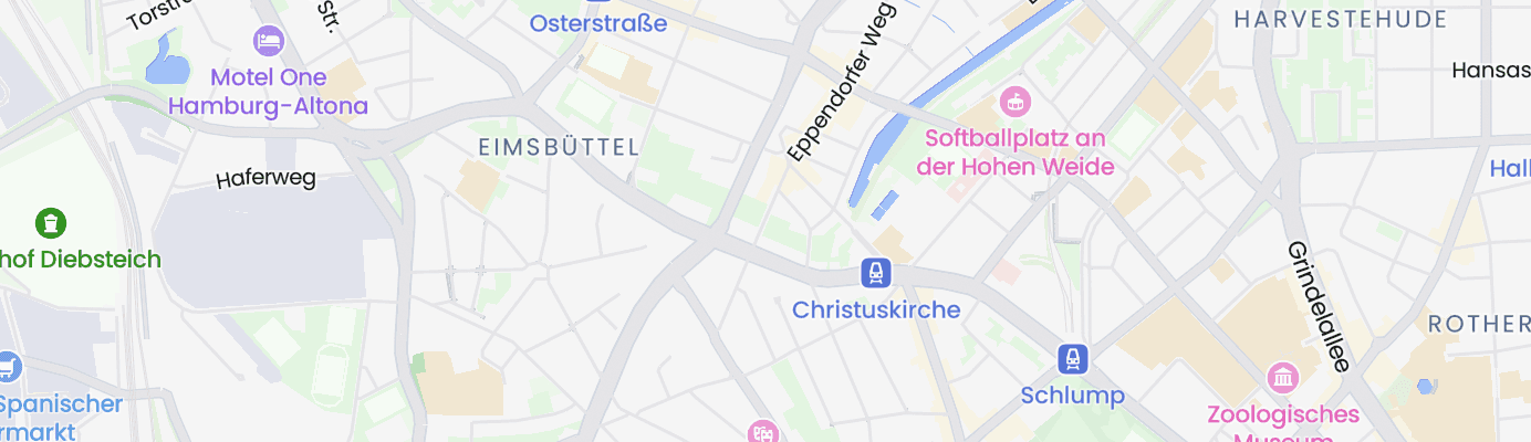 Karte mit dem ungefähren Standort