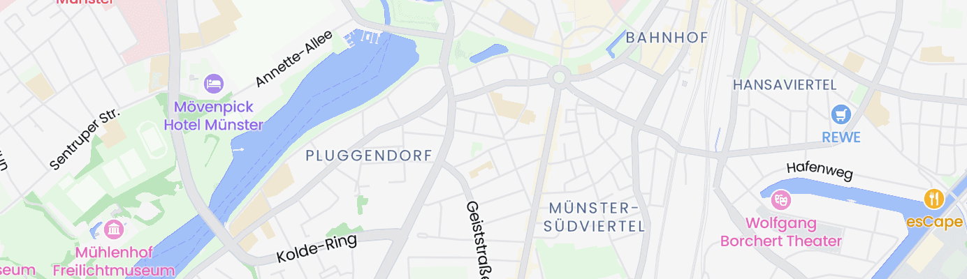 Karte mit dem ungefähren Standort