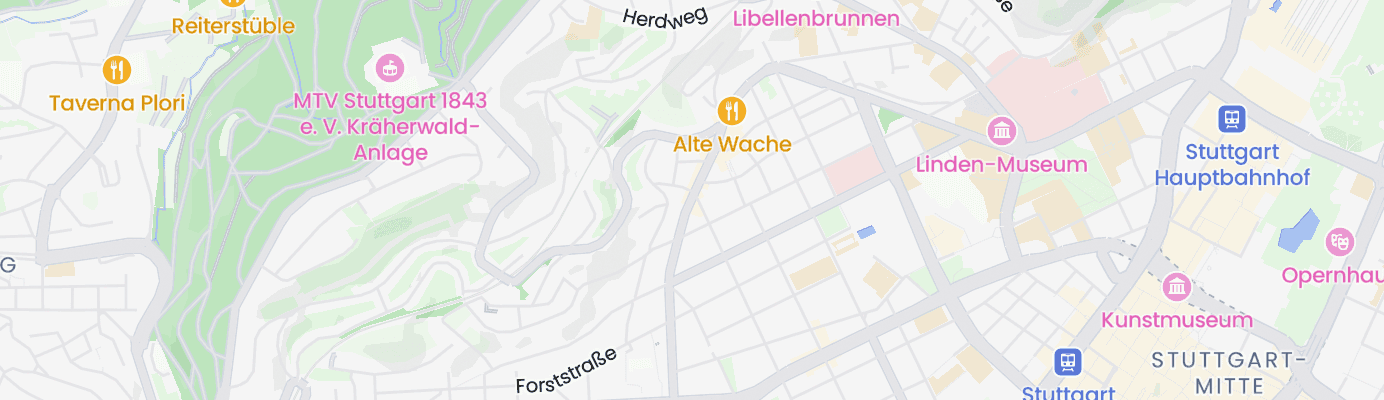 Karte mit dem ungefähren Standort