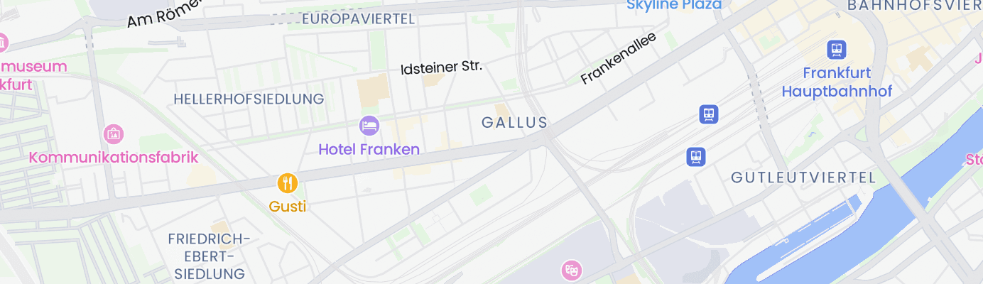 Karte mit dem ungefähren Standort