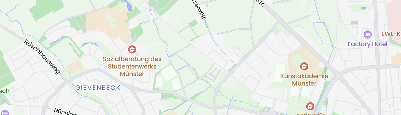Karte mit dem ungefähren Standort