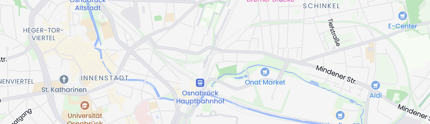 Karte mit dem ungefähren Standort