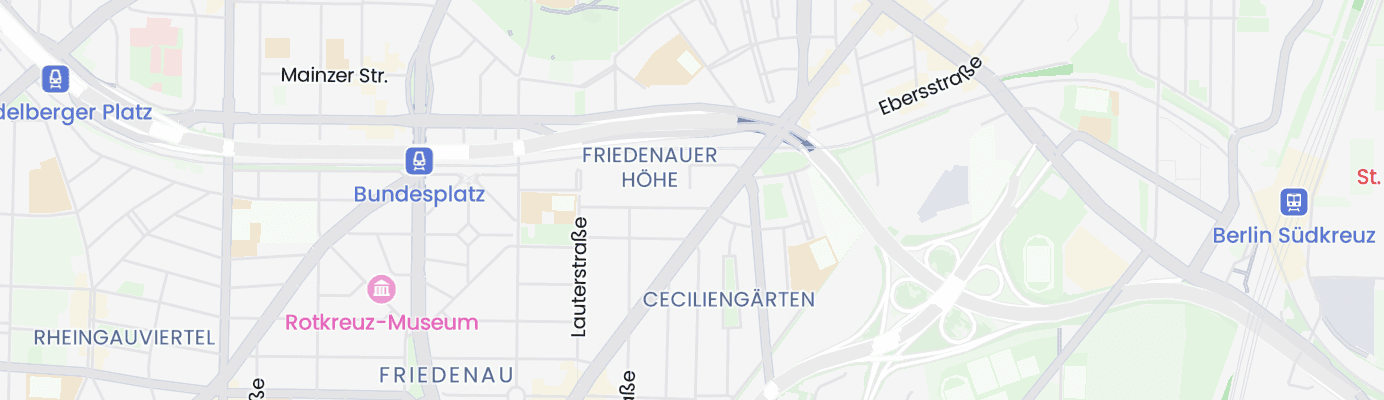 Karte mit dem ungefähren Standort