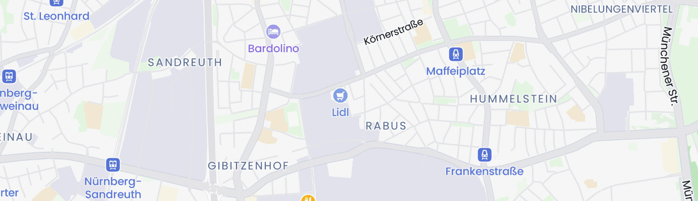 Karte mit dem ungefähren Standort
