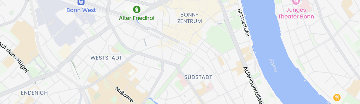 Karte mit dem ungefähren Standort