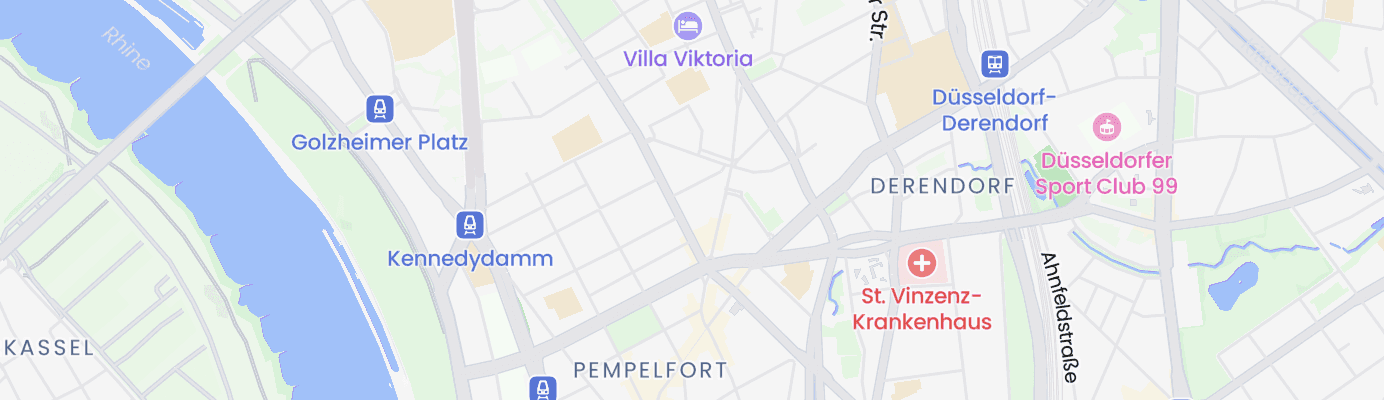 Karte mit dem ungefähren Standort