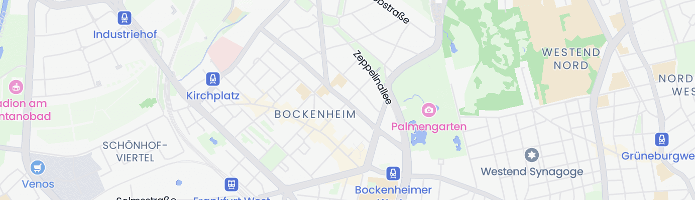 Karte mit dem ungefähren Standort