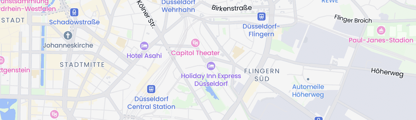 Karte mit dem ungefähren Standort