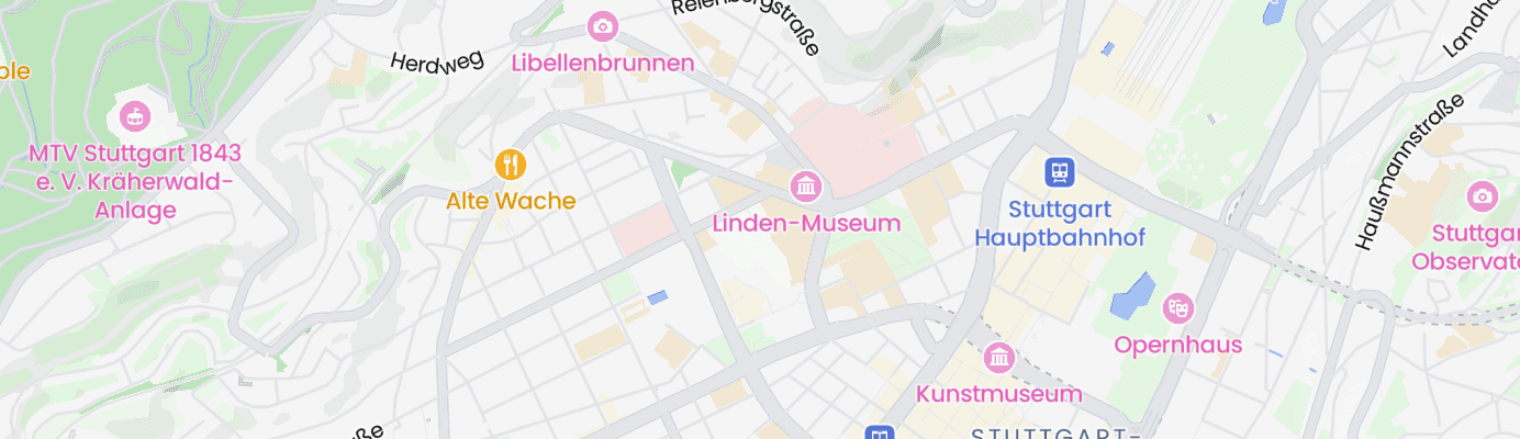 Karte mit dem ungefähren Standort