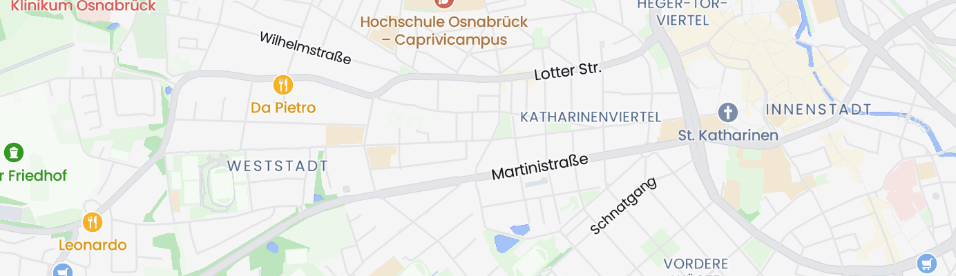 Karte mit dem ungefähren Standort