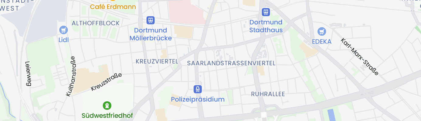 Karte mit dem ungefähren Standort