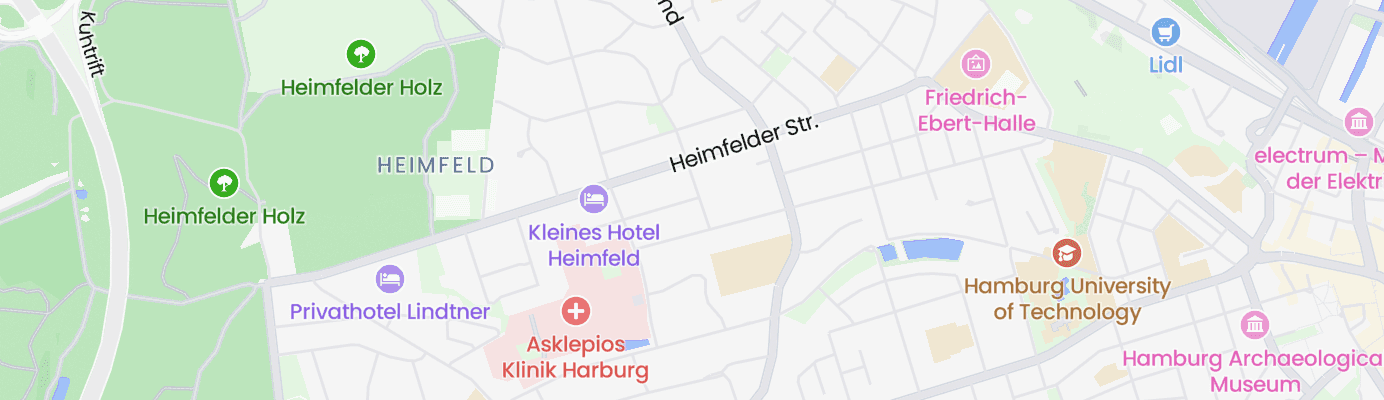 Karte mit dem ungefähren Standort