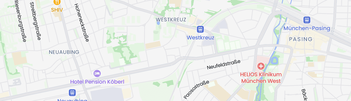 Karte mit dem ungefähren Standort