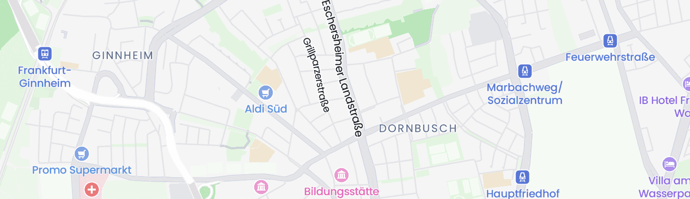 Karte mit dem ungefähren Standort