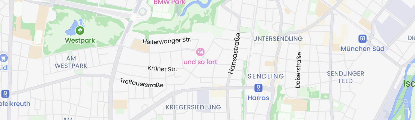Karte mit dem ungefähren Standort