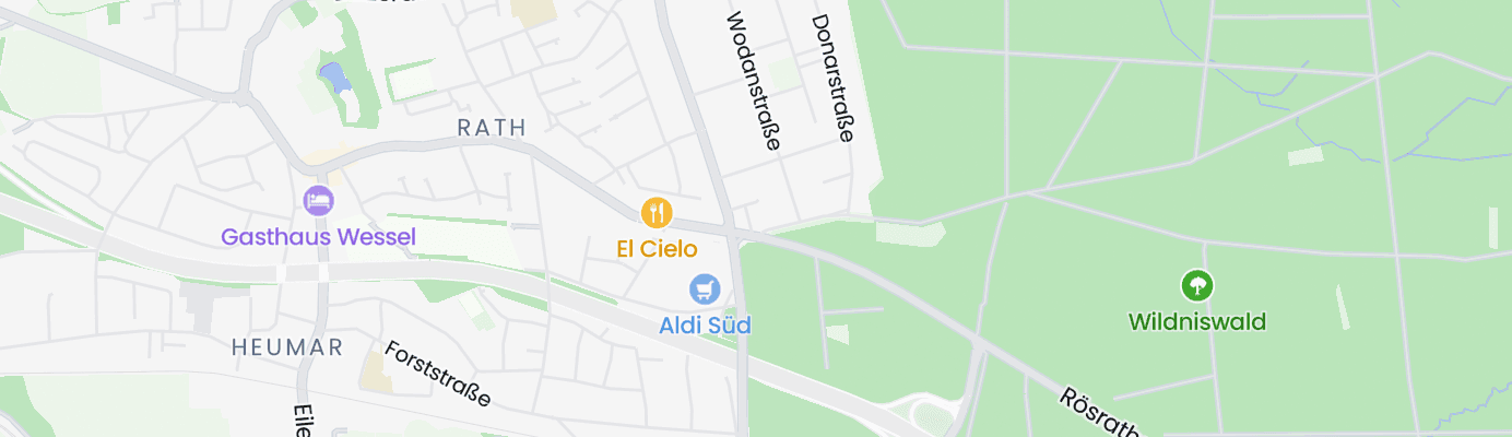 Karte mit dem ungefähren Standort