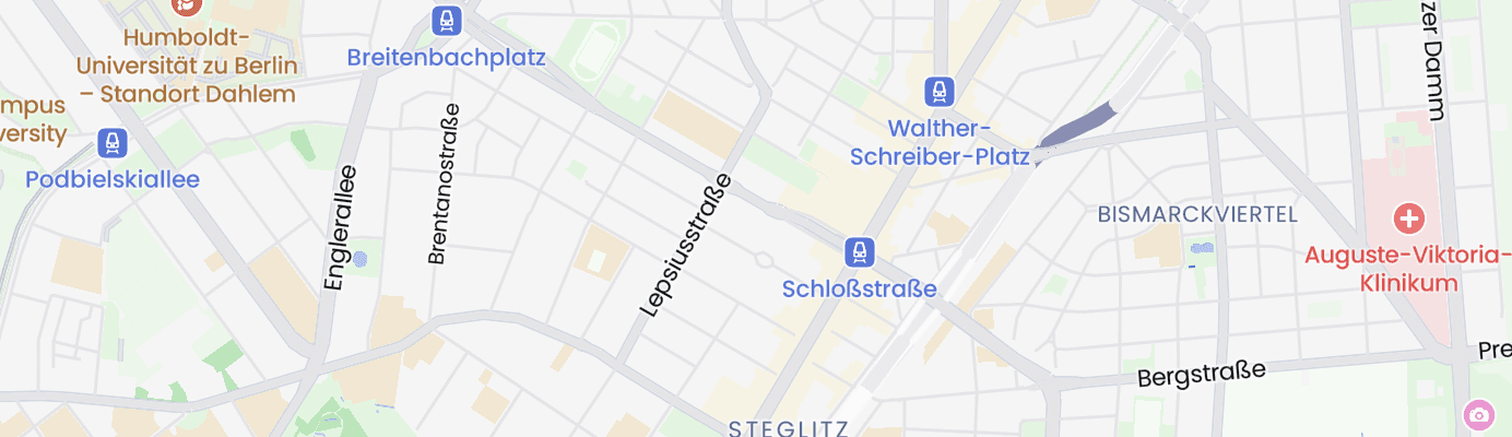 Karte mit dem ungefähren Standort