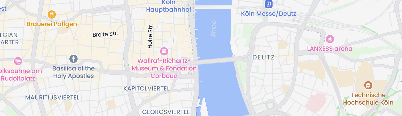 Karte mit dem ungefähren Standort