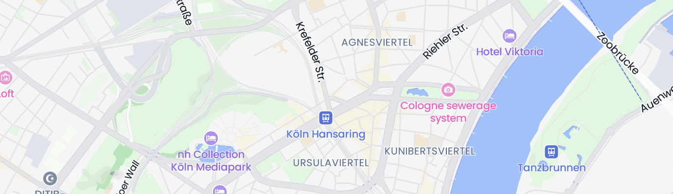 Karte mit dem ungefähren Standort